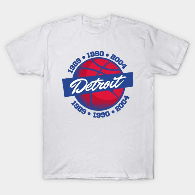 Detroit Basketball T-Shirt by Bruno Pires